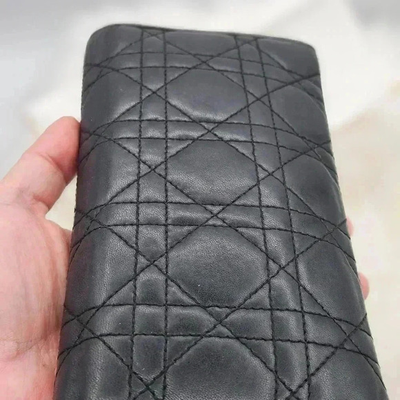 Dior  Lambskin Cannage Long Wallet - Picture 16 of 16